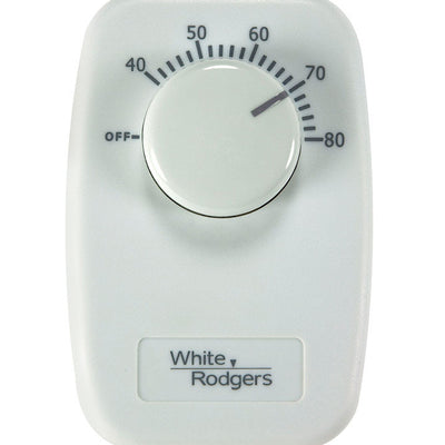 White Rodgers Heating Dial Line Voltage Thermostat