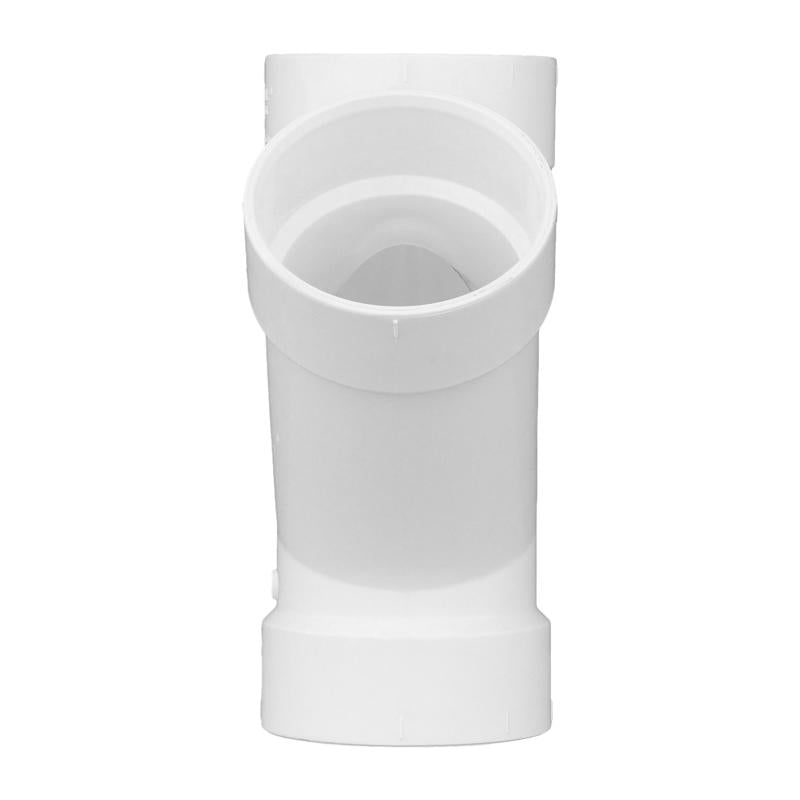 Charlotte Pipe Schedule 40 4 in. Hub X 4 in. D Hub PVC Wye