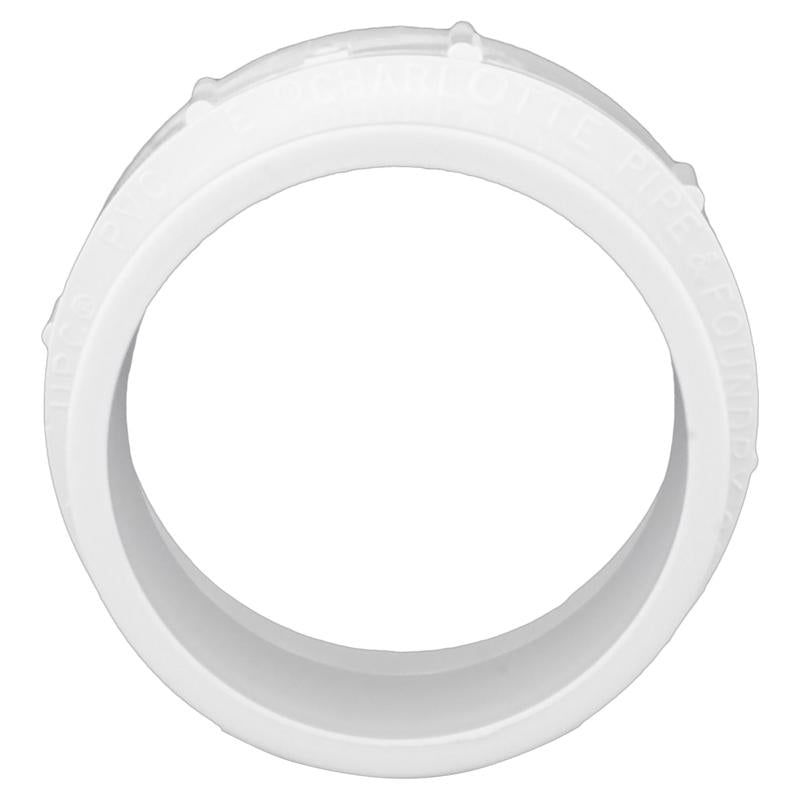 Charlotte Pipe Schedule 40 4 in. Spigot X 4 in. D FPT PVC Pipe Adapter