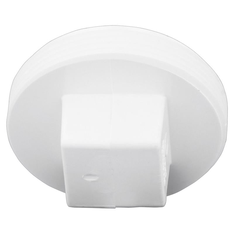 Charlotte Pipe Schedule 40 4 in. MPT X 4 in. D MPT PVC Clean-Out Plug