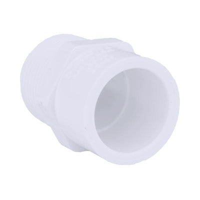 Charlotte Pipe Schedule 40 3/4 in. MPT X 1/2 in. D Slip PVC Pipe Adapter
