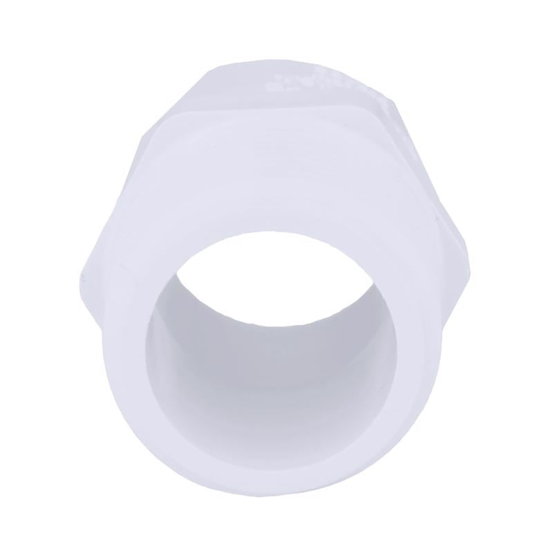Charlotte Pipe Schedule 40 3/4 in. MPT X 1/2 in. D Slip PVC Pipe Adapter