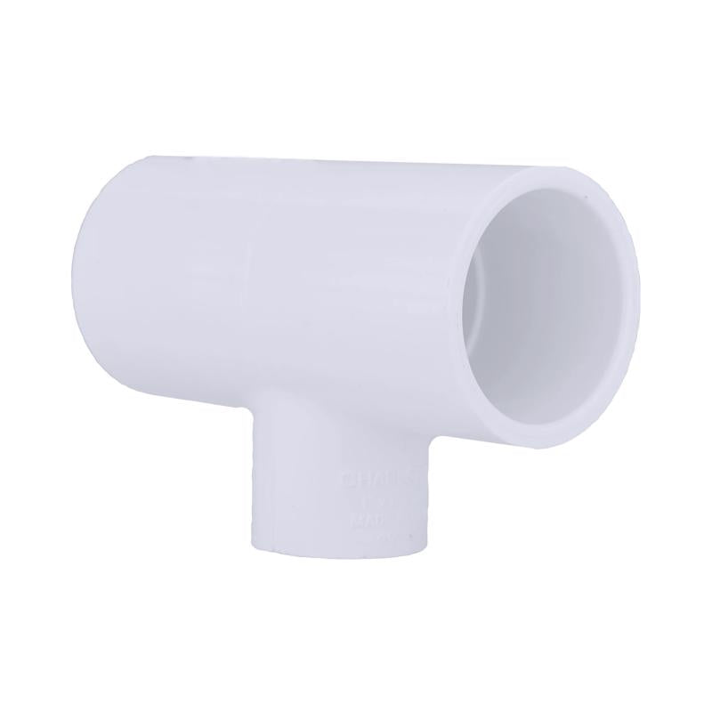 Charlotte Pipe Schedule 40 1/2 in. Slip X 1 in. D Slip PVC Reducing Tee