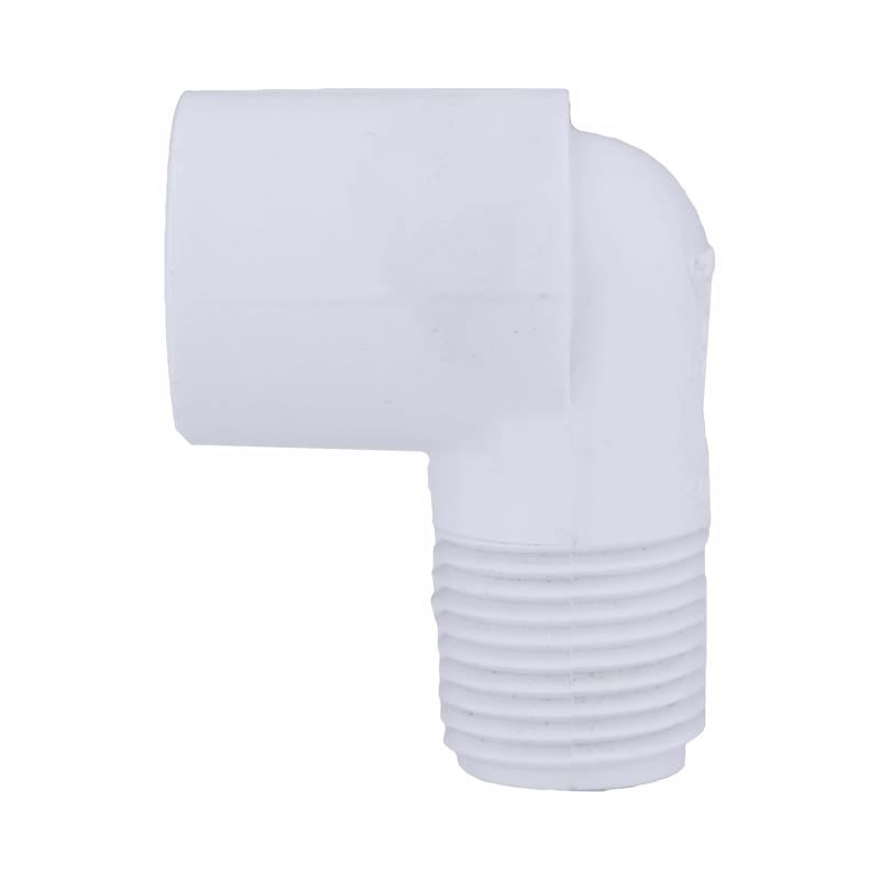 Charlotte Pipe Schedule 40 1/2 in. Slip X 1/2 in. D MPT PVC Street Elbow