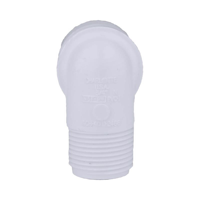 Charlotte Pipe Schedule 40 3/4 in. Slip X 3/4 in. D MPT PVC Street Elbow
