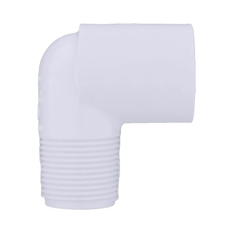 Charlotte Pipe Schedule 40 1 in. Slip X 1 in. D MPT PVC Street Elbow