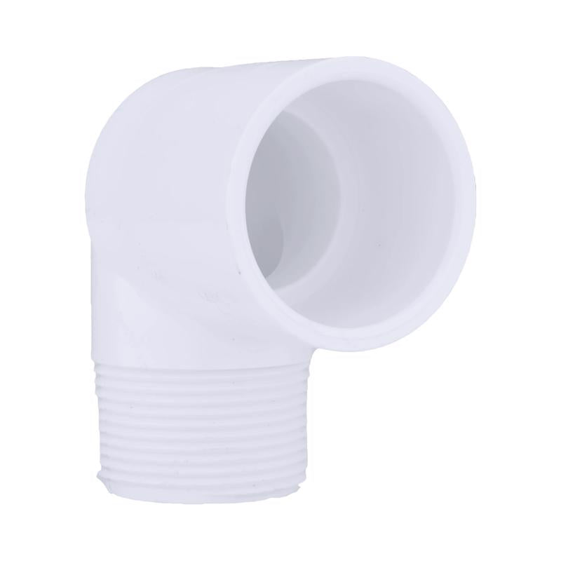 Charlotte Pipe Schedule 40 1-1/4 in. Slip X 1-1/4 in. D MPT PVC 90 Degree Street Elbow