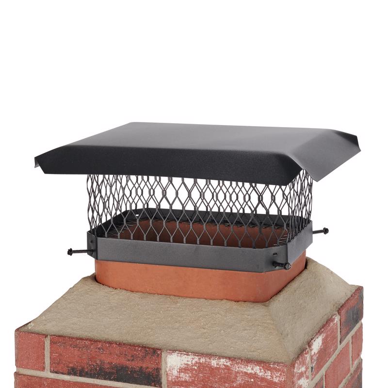HY-C Shelter various in. Powder Coated Steel Chimney Cap