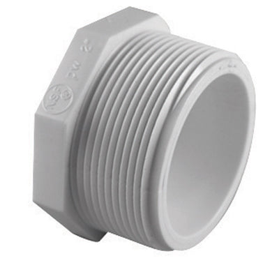 Charlotte Pipe Schedule 40 1/2 in. MPT X 1/2 in. D FPT PVC Plug