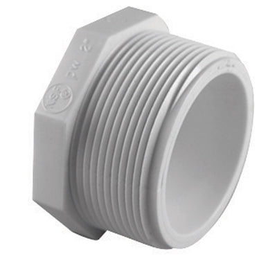 Charlotte Pipe Schedule 40 1 in. MPT X 1 in. D FPT PVC Plug