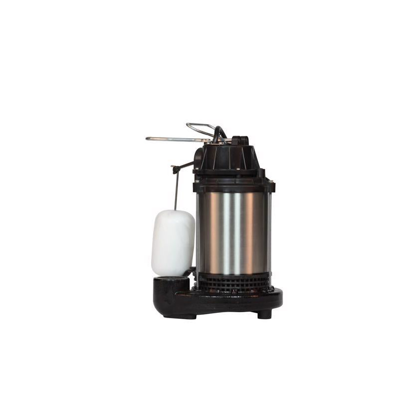 Wayne 1 HP 6100 gph Stainless Steel Vertical Float Switch AC Sump Pump 8 ft