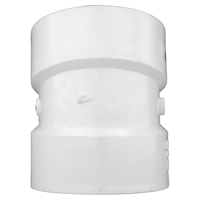 Charlotte Pipe 4 in. Hub X 4 in. D Hub PVC Elbow