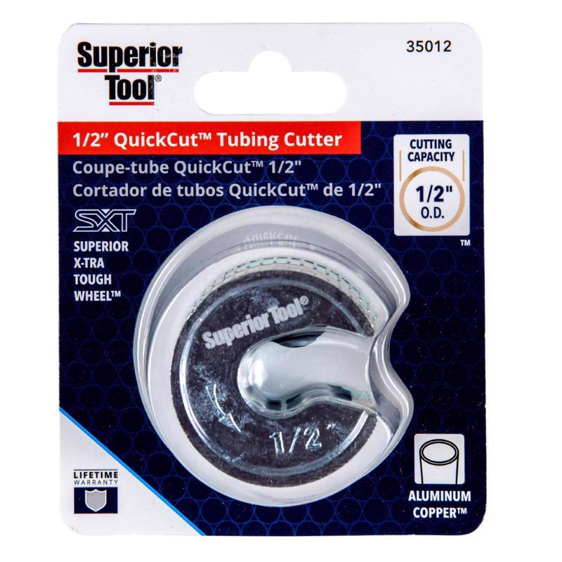 Superior Tool 1/2 in. Pipe Cutter Black/Silver