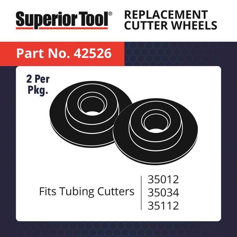 Superior Tool 1/2 in. Pipe Cutter Black/Silver