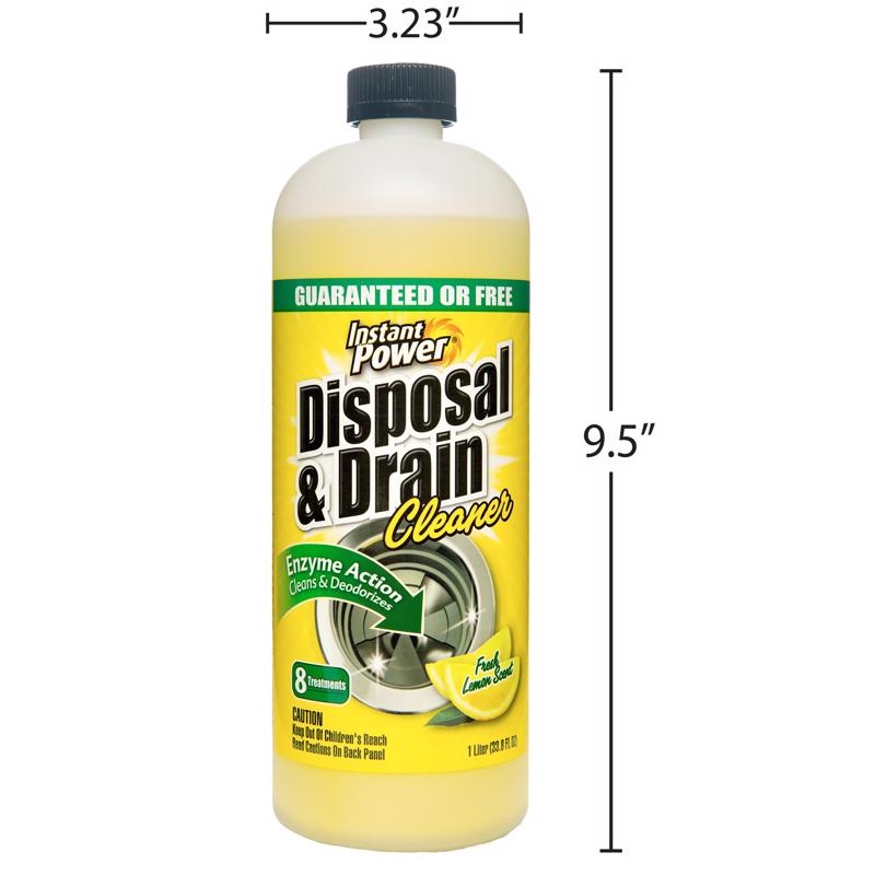 Instant Power Liquid Garbage Disposal & Drain Cleaner 1 L