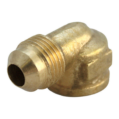 JMF Company 1/4 in. Flare X 1/8 in. D FPT Brass 90 Degree Elbow
