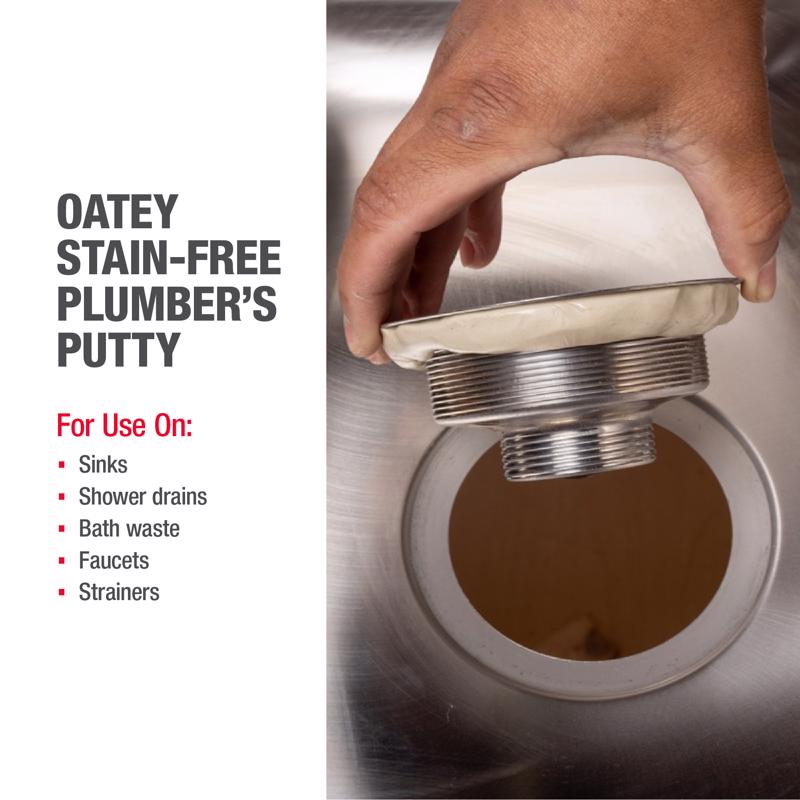 Oatey White Plumbers Putty 9 oz