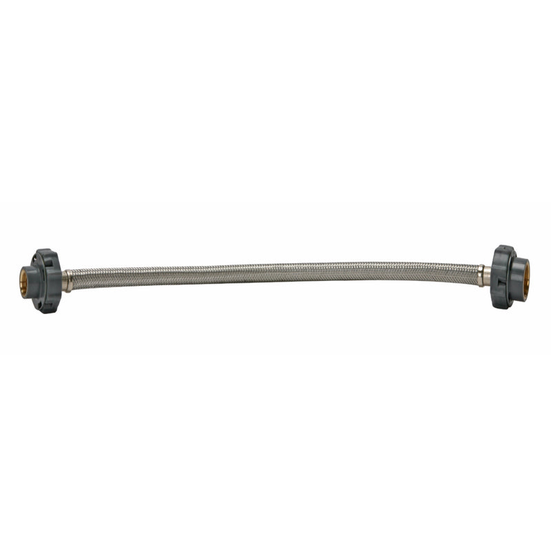 Fluidmaster 3/8 in. Compression X 1/2 in. D FIP 16 in. Stainless Steel Supply Line