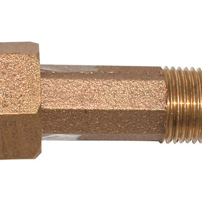 Legend Valve 3/4 in. MIP Pattern X 3/4 in. D MIP Bronze Meter Coupling