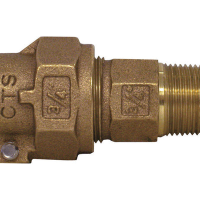 Legend 3/4 in. MPT Pattern X 3/4 in. D Pack Joint Bronze Coupling