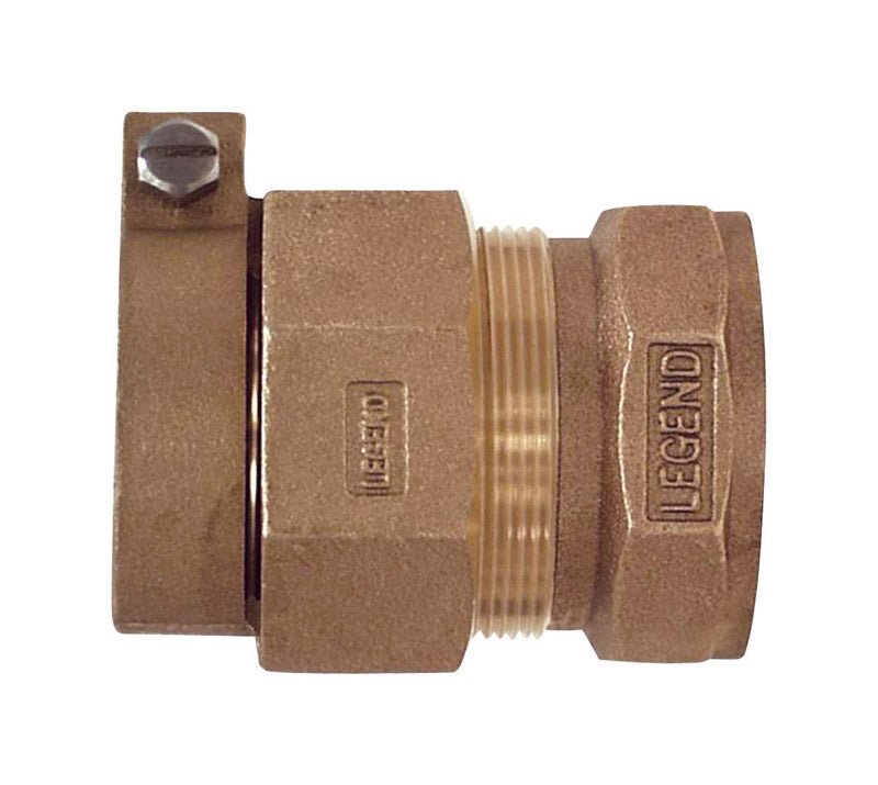 Legend 3/4 in. FIP Pattern X 3/4 in. D CTS Pack Joint Bronze Coupling