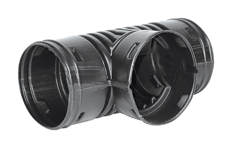 Advanced Drainage Systems Schedule 40 6 in. Snap X 6 in. D Snap Polyethylene Blind Tee