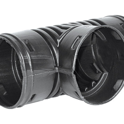 Advanced Drainage Systems Schedule 40 6 in. Snap X 6 in. D Snap Polyethylene Blind Tee