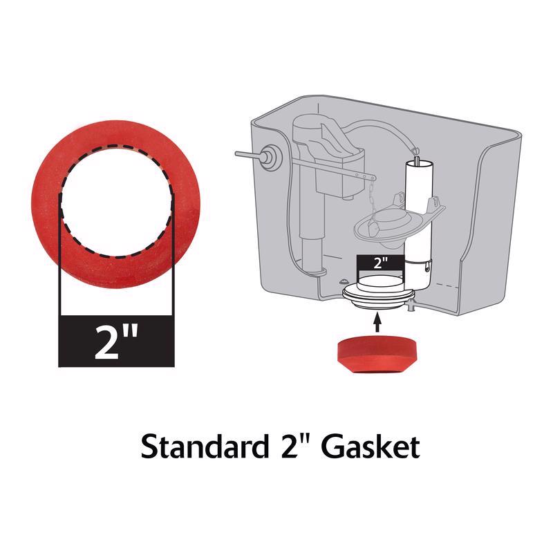 Korky 2 inch Hardware Kit and Tank to Bowl Gasket