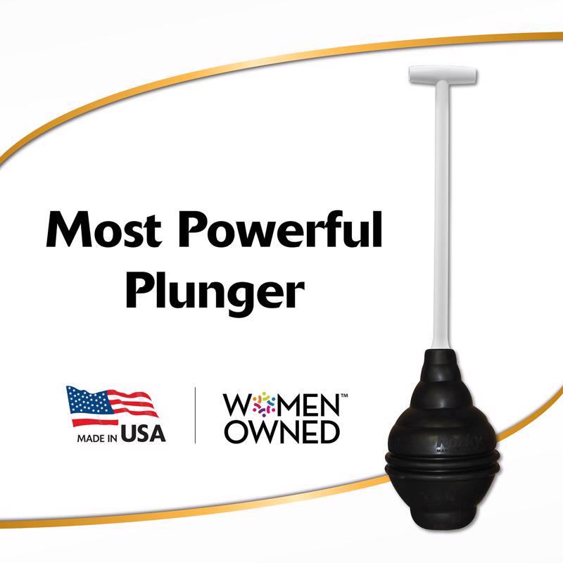 Korky Beehive Max Toilet Plunger 25 in. L X 5 in. D