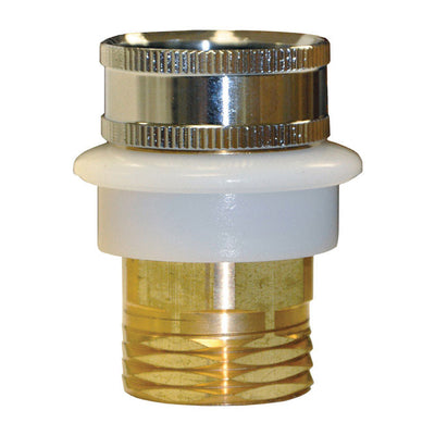 Danco Dual Thread 3/4 in. x 3/4 in. Chrome Plated Aerator Adapter