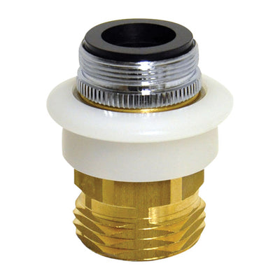 Danco Dual Thread 15/16 in.-27 or 55/64 in. Chrome Plated Aerator Adapter