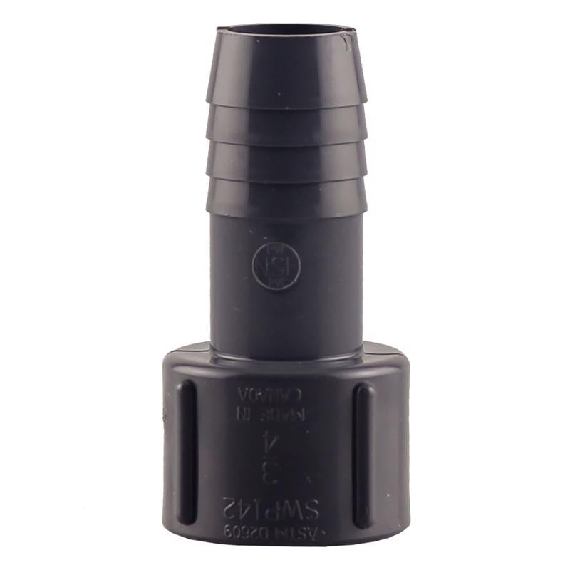Boshart Industries 3/4 in. FPT X 3/4 in. D Insert Polypropylene 2-3/4 in. Female Adapter