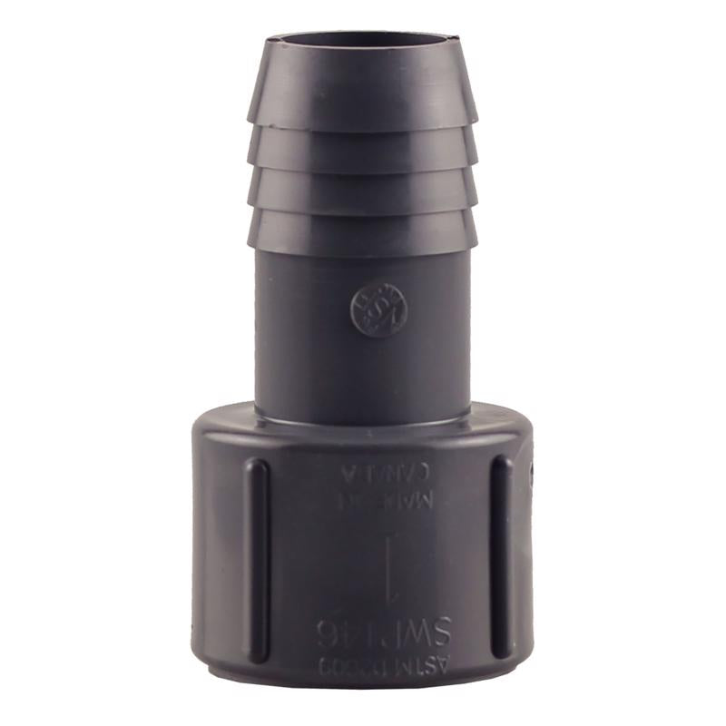 Boshart Industries 1 in. FPT X 1 in. D Insert Polypropylene Female Adapter
