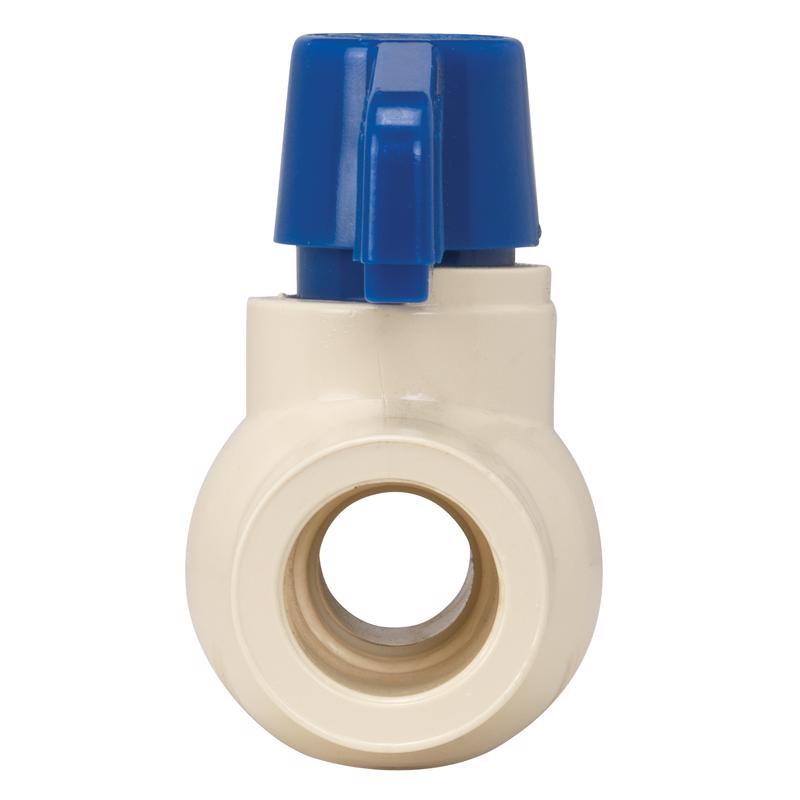 Homewerks 1/2 in. CPVC Slip Ball Valve Full Port Quarter-Turn Lever For Potable Water