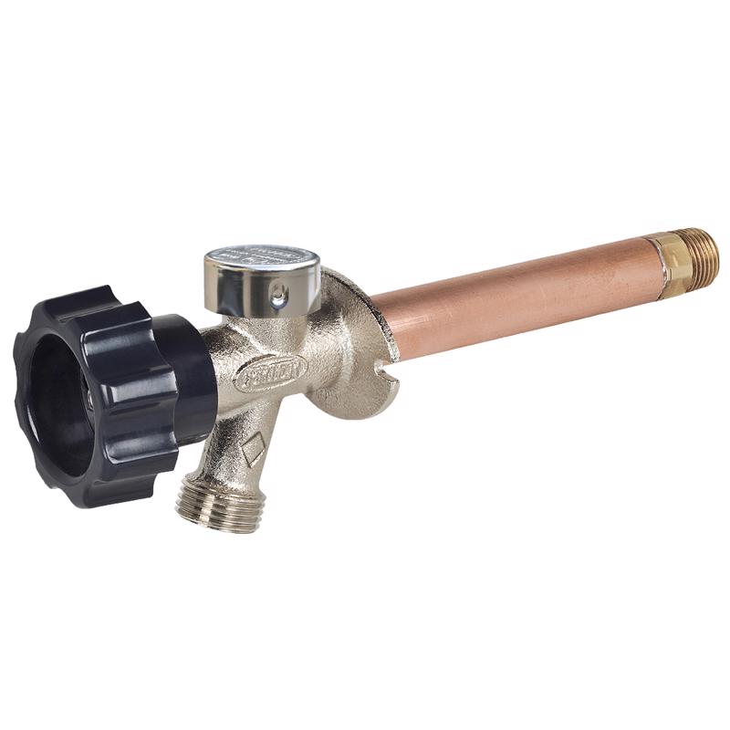 Prier 400 Series 1/2 in. MPT X 1/2 in. Sweat Anti-Siphon Brass Freezeless Wall Hydrant