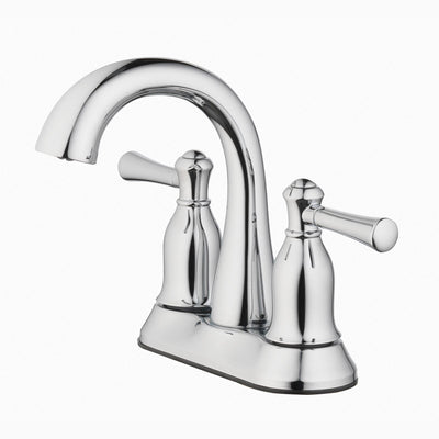 Oakbrook Collection Verona Chrome Modern Two-Handle Bathroom Sink Faucet 4 in.