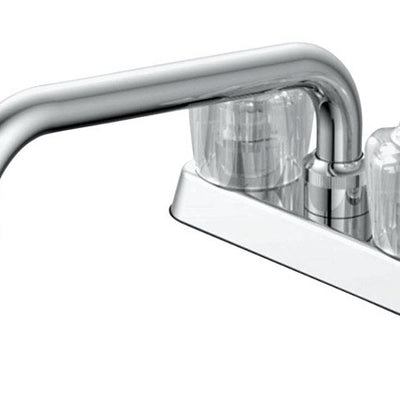 Oakbrook Collection Chrome Coastal Two-Handle Bathroom Sink Faucet 4 in.