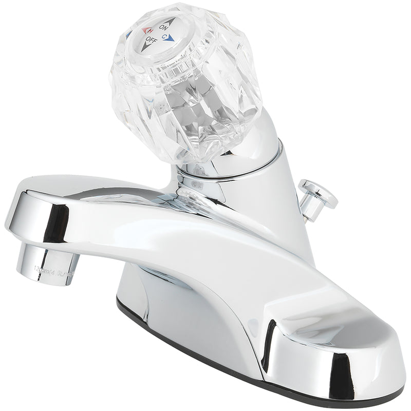 Oakbrook Collection Essentials Chrome Traditional Single-Handle Bathroom Sink Faucet 4 in.