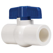 Homewerks 2 in. PVC Slip Ball Valve Full Port Quarter-Turn Lever For Potable Water