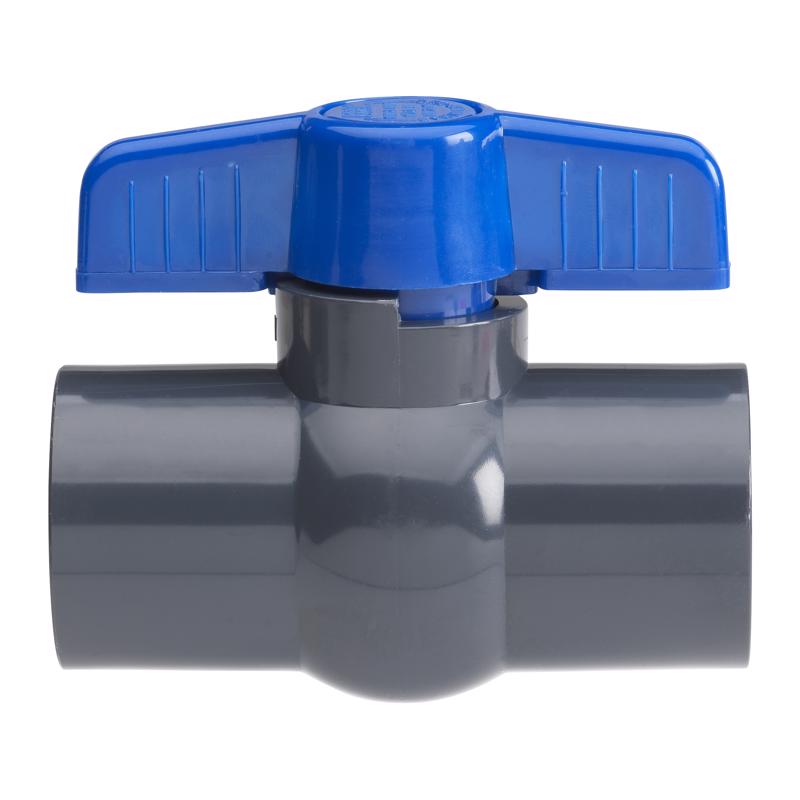 Homewerks 2 in. PVC Slip Ball Valve Full Port T-Handle