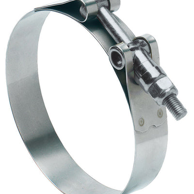 Ideal Tridon 2-1/2 in. 2-13/16 in. 250 Silver Hose Clamp Stainless Steel Band T-Bolt