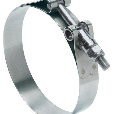 Ideal Tridon 2 in to 2.31 in. SAE 200 Silver Hose Clamp With Tongue Bridge Stainless Steel Band T-Bo