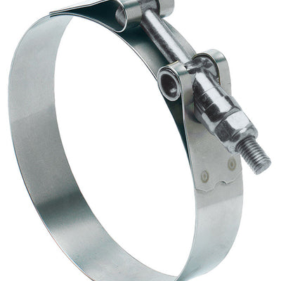 Ideal Tridon 2-5/8 in. 2-15/16 in. 263 Silver Hose Clamp With Tongue Bridge Stainless Steel Band T-B