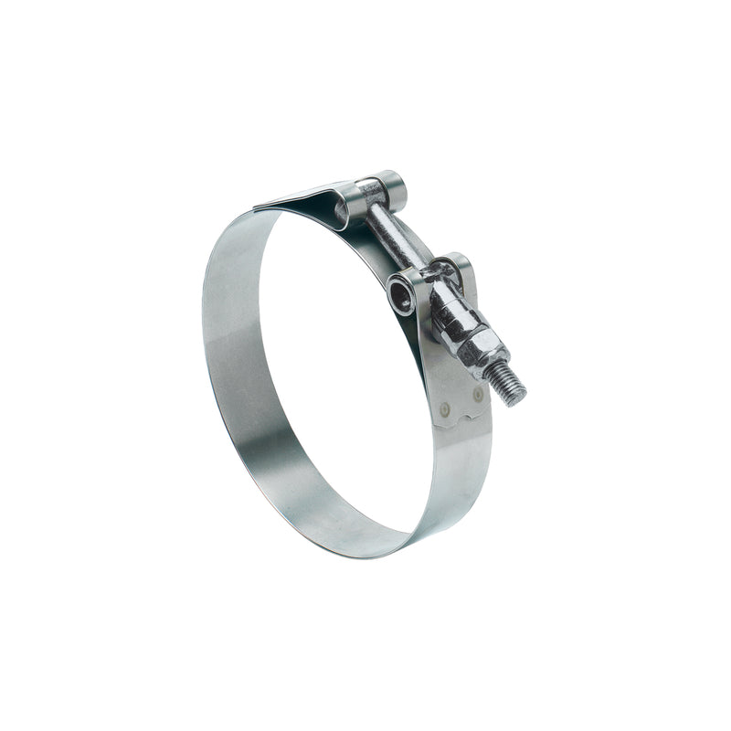 Ideal Tridon 2-5/8 in. 2-15/16 in. 263 Silver Hose Clamp With Tongue Bridge Stainless Steel Band T-B