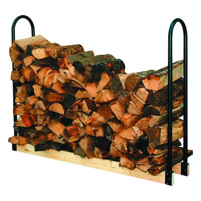 Panacea Black Powder Coated Steel Log Rack