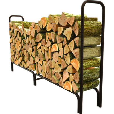 Panacea Black Powder Coated Steel Log Rack