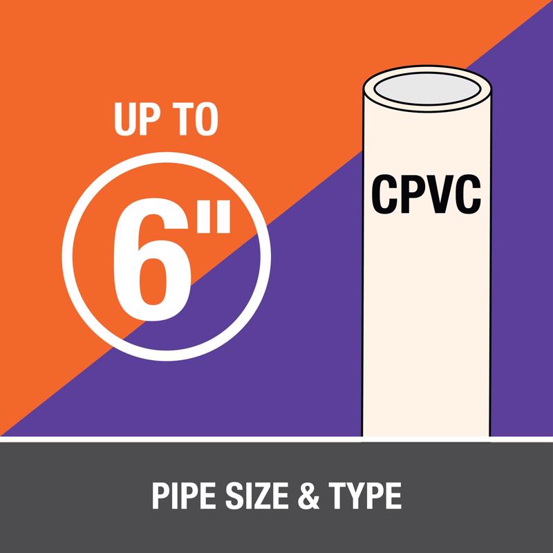 Oatey Handy Pack Orange Primer and Cement For CPVC/PVC 4 oz