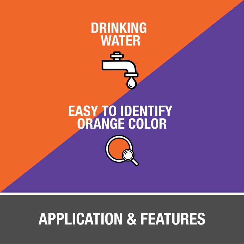 Oatey Handy Pack Orange Primer and Cement For CPVC/PVC 4 oz