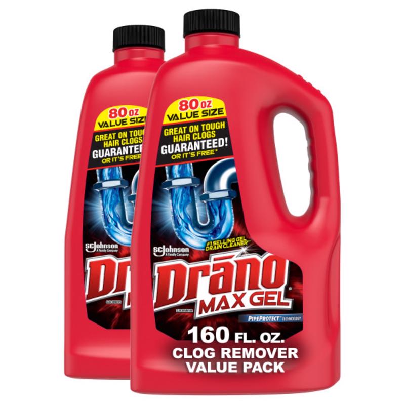 Drano Professional Strength Gel Drain Clog Remover 80 oz