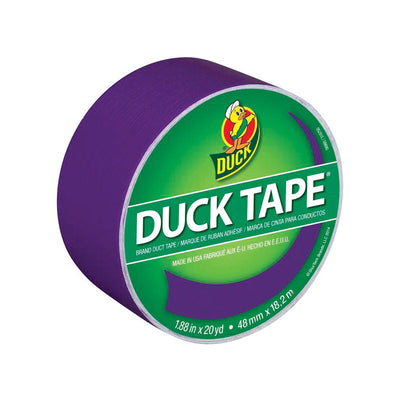 Duck 1.88 in. W X 20 yd L Purple Solid Duct Tape